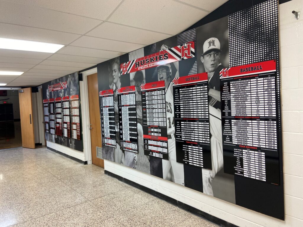 sports record board collection